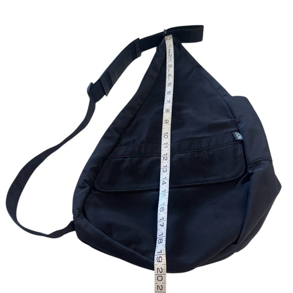 AMERIBAG Black Nylon Healthy Back Bag Purse Sling-MINT | eBay Ameribag Black Sling Bag (Unisex)